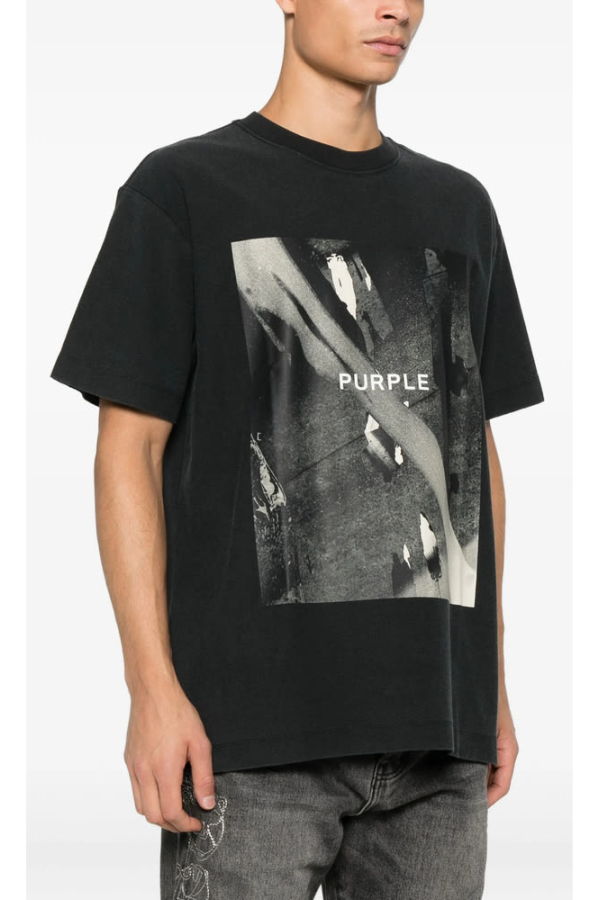 PURPLE Purple Brand T-Shirt - Black