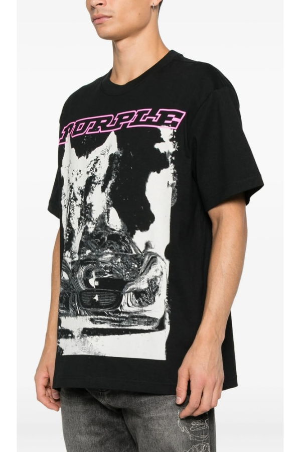 PURPLE Purple Brand T-Shirt - Black
