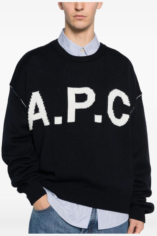 A.P.C. Sweater - Blue/White