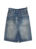 Acne Studios Denim Cotton Shorts - Blue - Thumbnail 1