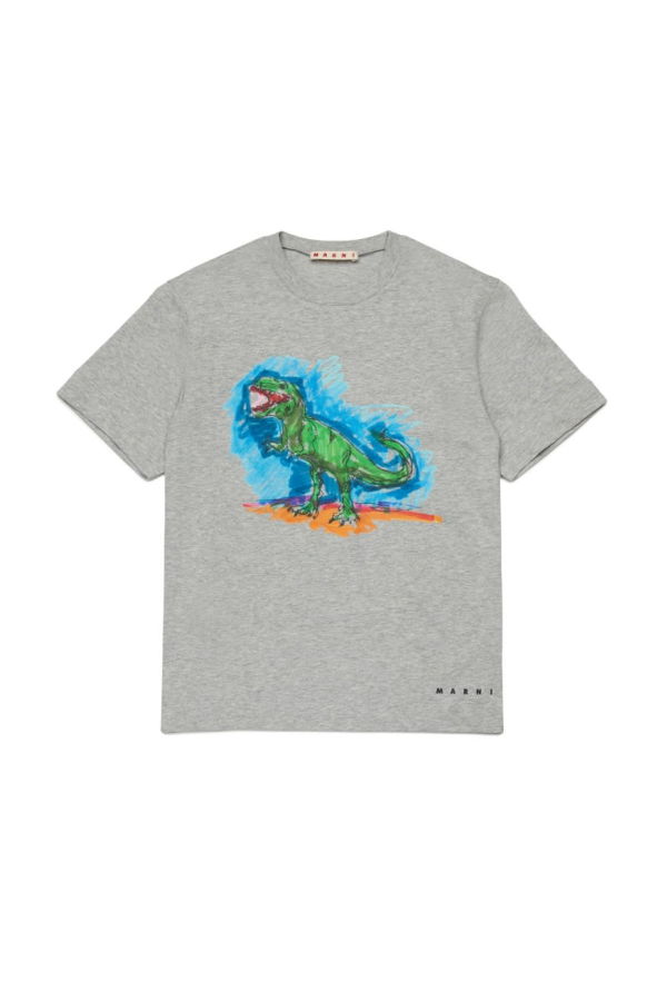 KIDS Marni Dino T-Shirt - Gray