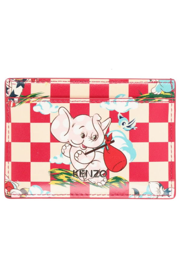 Kenzo Leather Wallet - Fuchsia