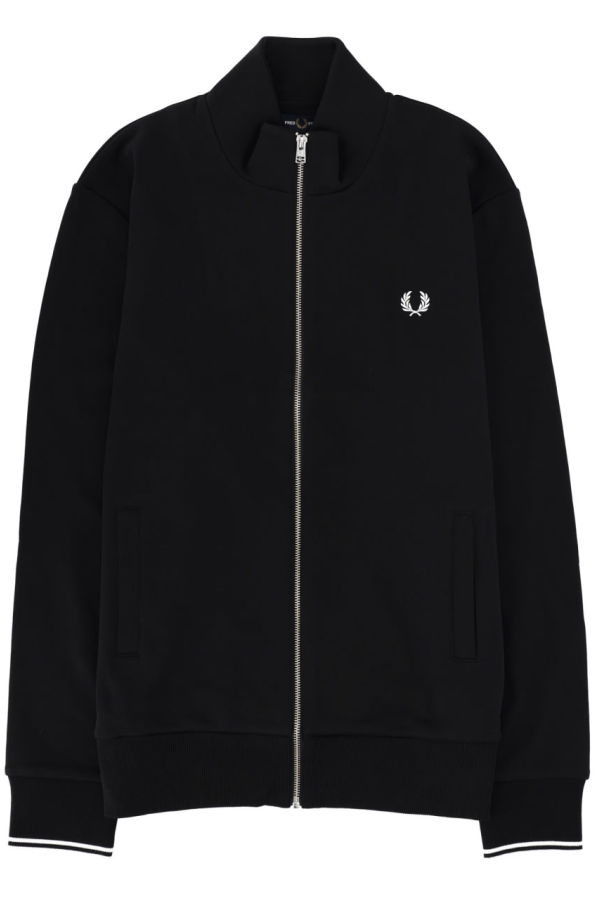 Fred Perry Sweatshirt With Logo And Zipper