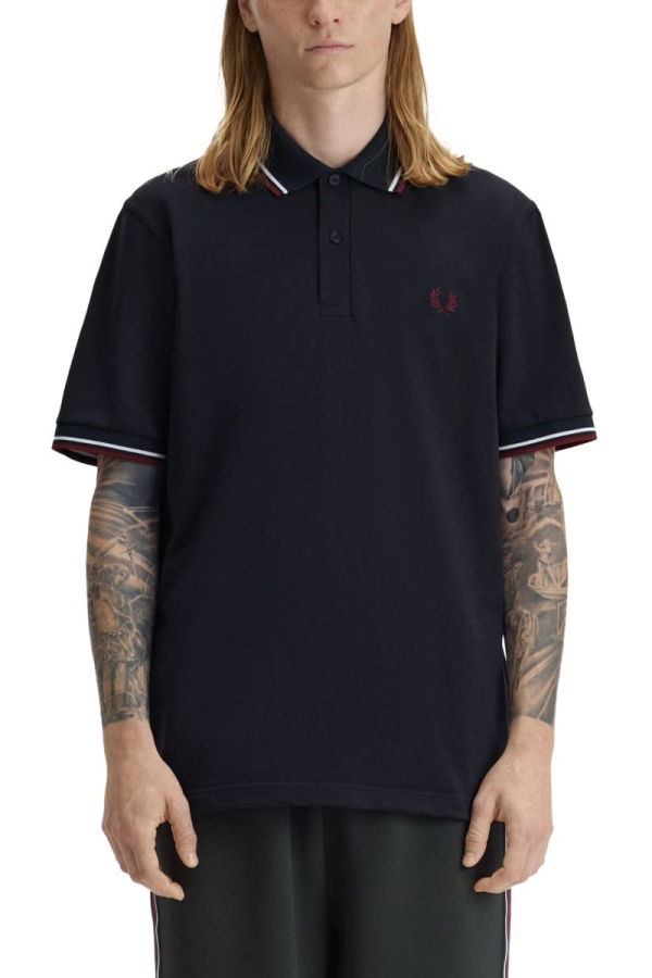 Fred Perry Polo With Logo Polo Shirt - Blue