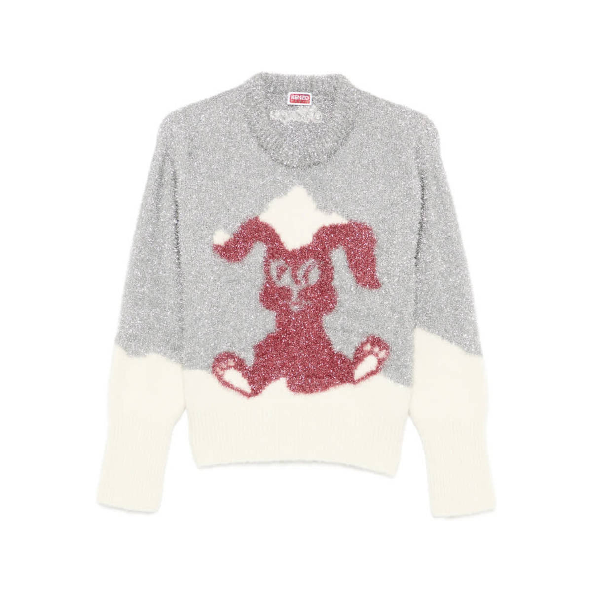 Kenzo Sweater - Grey/White - Image 1 of 5