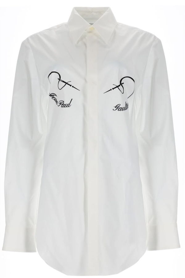 Jean Paul Gaultier Needles Shirt - White