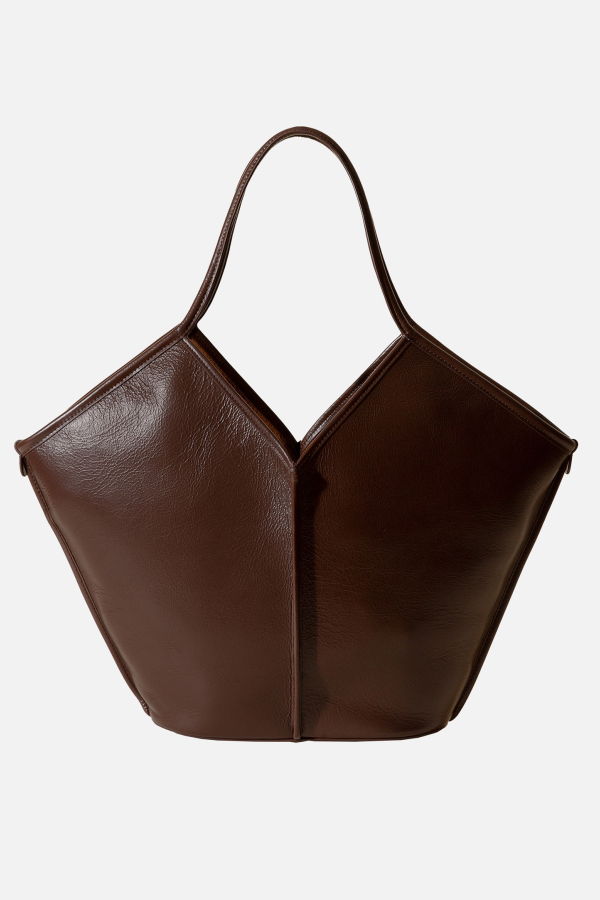 Hereu Calella Leather Tote Bag - Brown