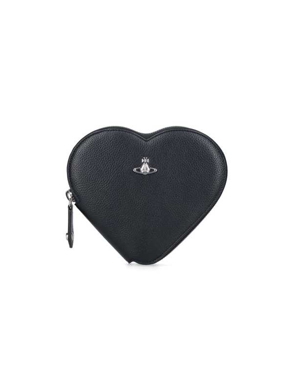 Vivienne Westwood New Heart Crossbody Bag - Black