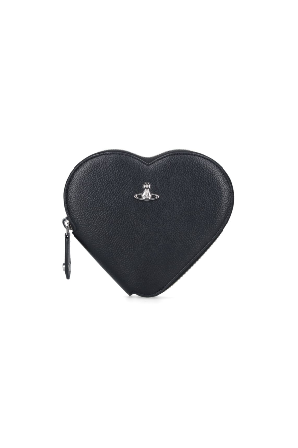 Vivienne Westwood New Heart Crossbody Bag - Black