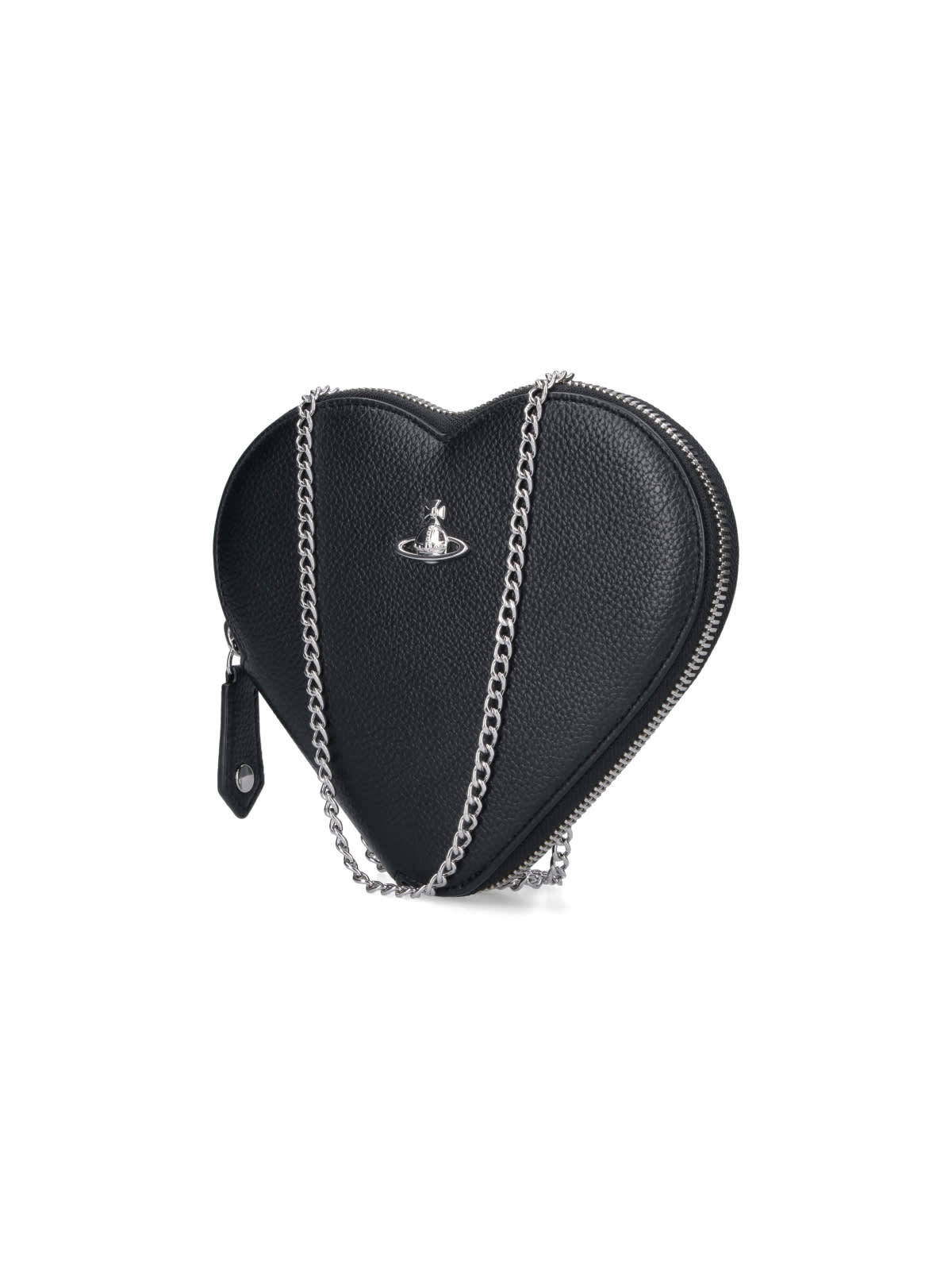 Vivienne Westwood New Heart Crossbody Bag - Black - Image 2 of 5