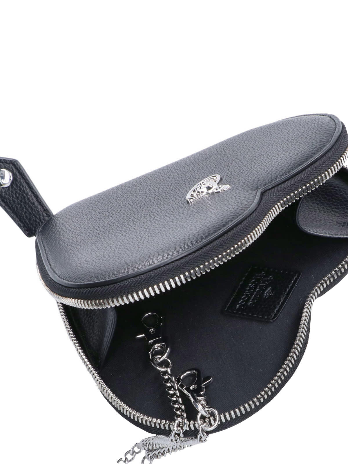 Vivienne Westwood New Heart Crossbody Bag - Black - Image 4 of 5