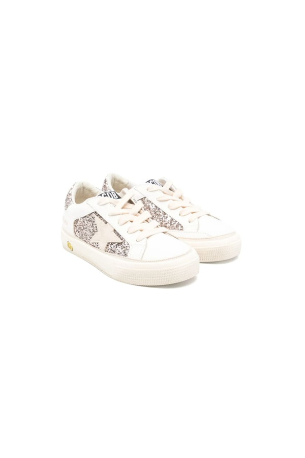 KIDS Golden Goose Sneakers - White/Silver