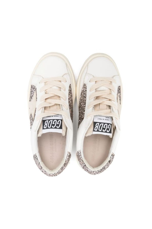 KIDS Golden Goose Sneakers - White/Silver