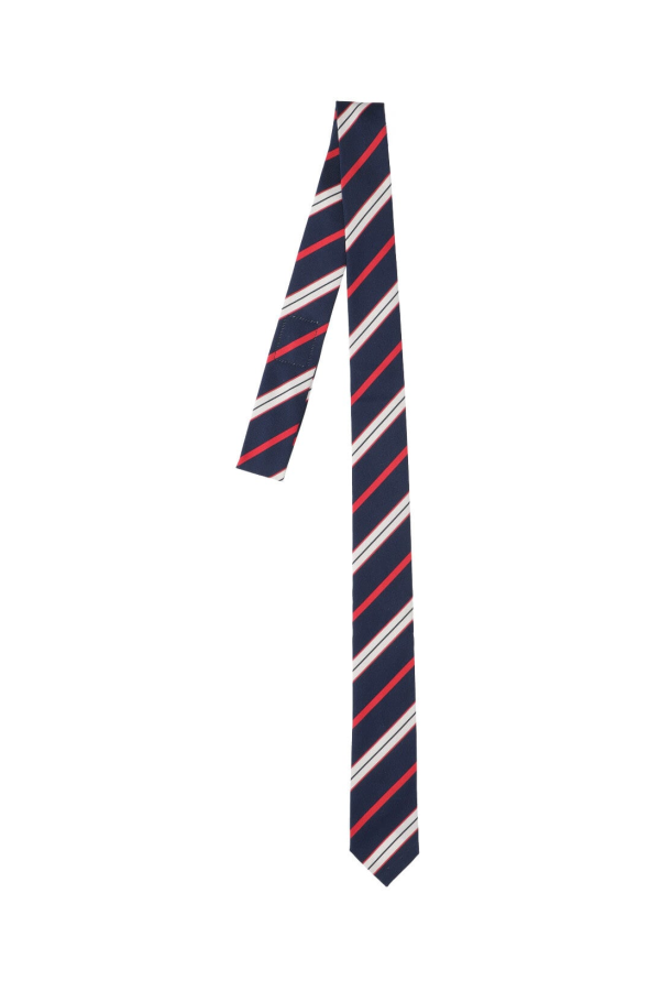 thom browne Striped Tie - Blue
