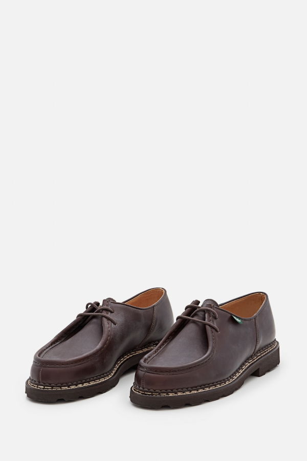 Paraboot Michael Leather Derby Shoes - Brown