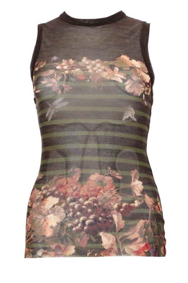 Jean Paul Gaultier Mariniere Grape Print Top - Multicolor