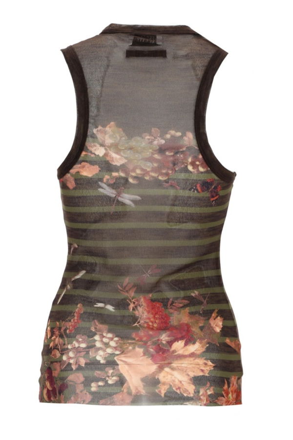 Jean Paul Gaultier Mariniere Grape Print Top - Multicolor