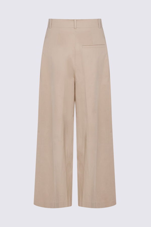 Anine Bing Cotton Pants - Beige