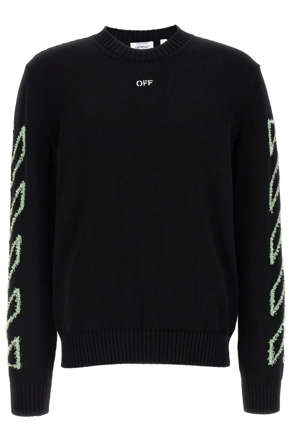 Off-White Diag Outline Sweater - Black