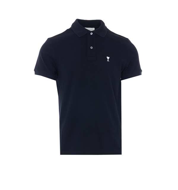 Ami Alexandre Mattiussi Ami De Coeur Polo Shirt - Black
