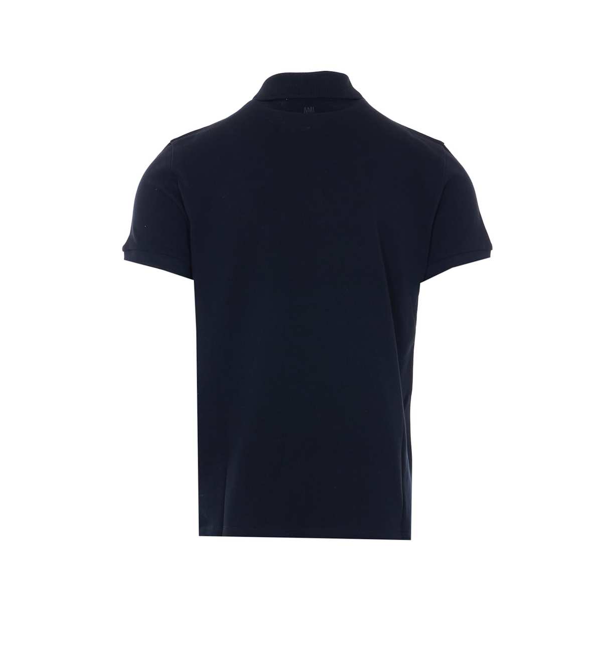 Ami Alexandre Mattiussi Ami De Coeur Polo Shirt - Black - Image 2 of 4