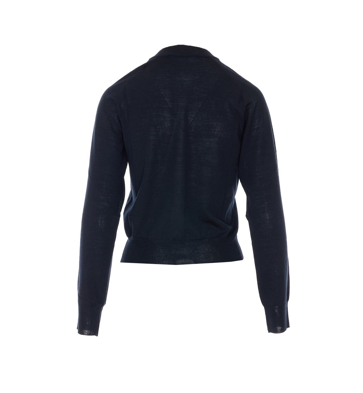 Ami Alexandre Mattiussi Logo Cardigan - Black - Image 2 of 4