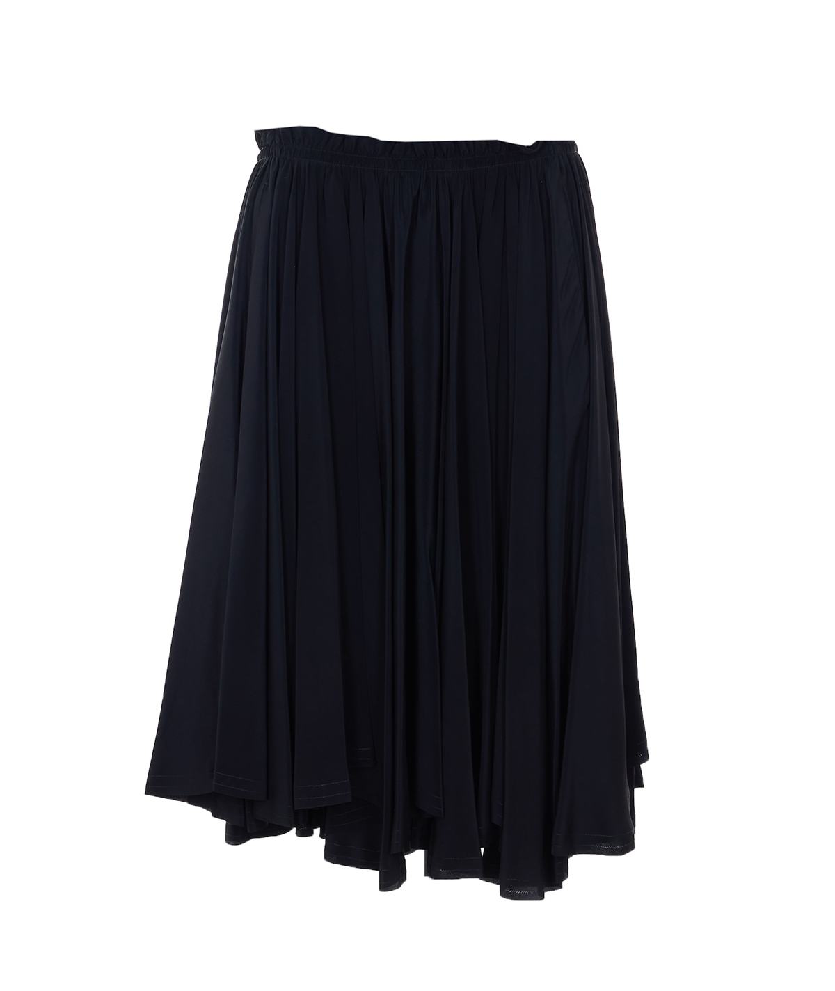 Ami Alexandre Mattiussi Midi Corolla Skirt - Black - Image 1 of 4