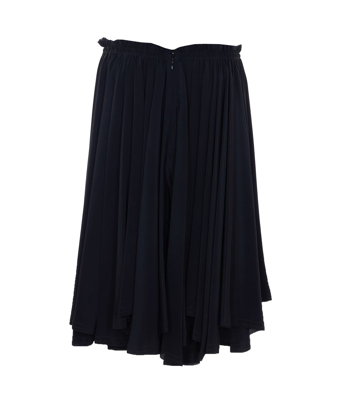 Ami Alexandre Mattiussi Midi Corolla Skirt - Black - Image 2 of 4
