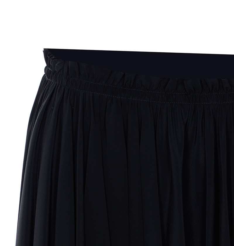 Ami Alexandre Mattiussi Midi Corolla Skirt - Black