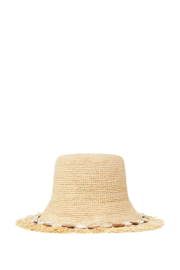 Alanui Chasing The Shadows Raffia Hat - Beige