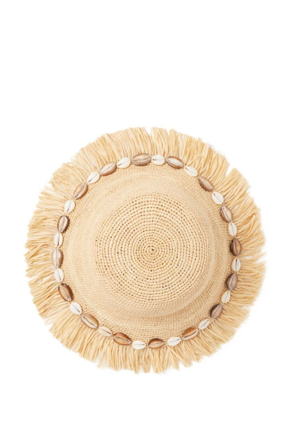 Alanui Chasing The Shadows Raffia Hat - Beige