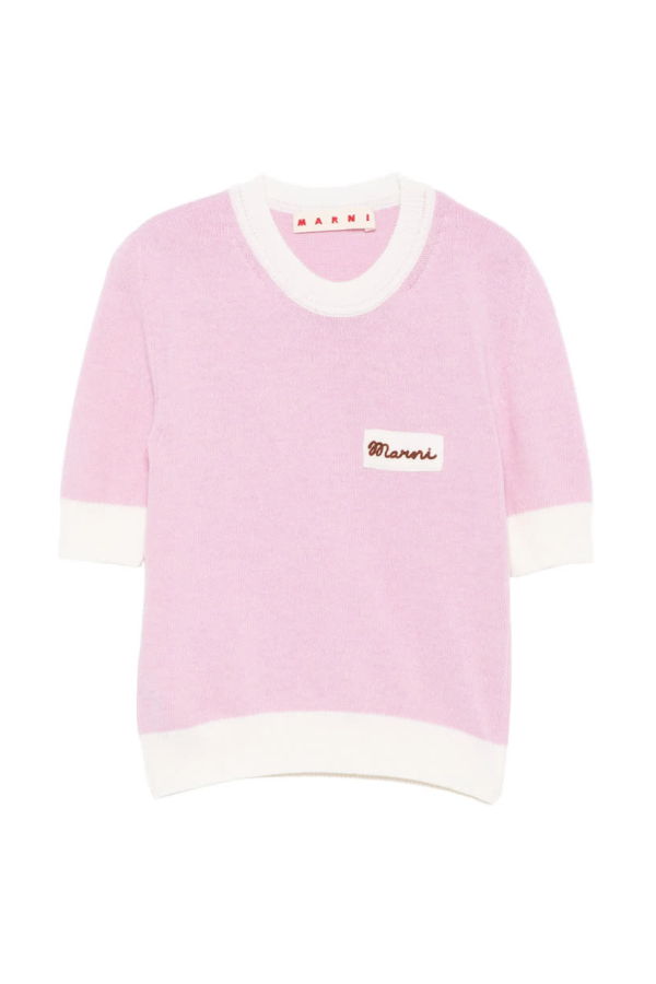 Marni Sweater Top - Pink