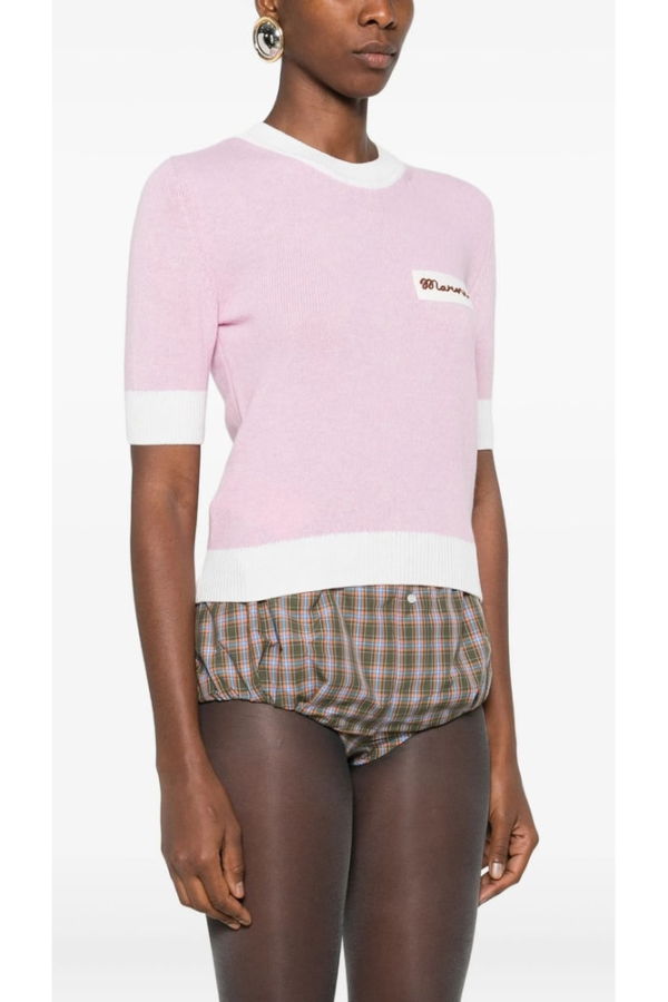 Marni Sweater Top - Pink