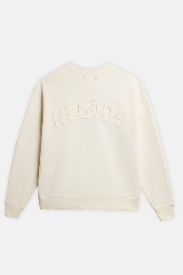 Golden Goose Boxi Sweatshirt Logo Patch - White