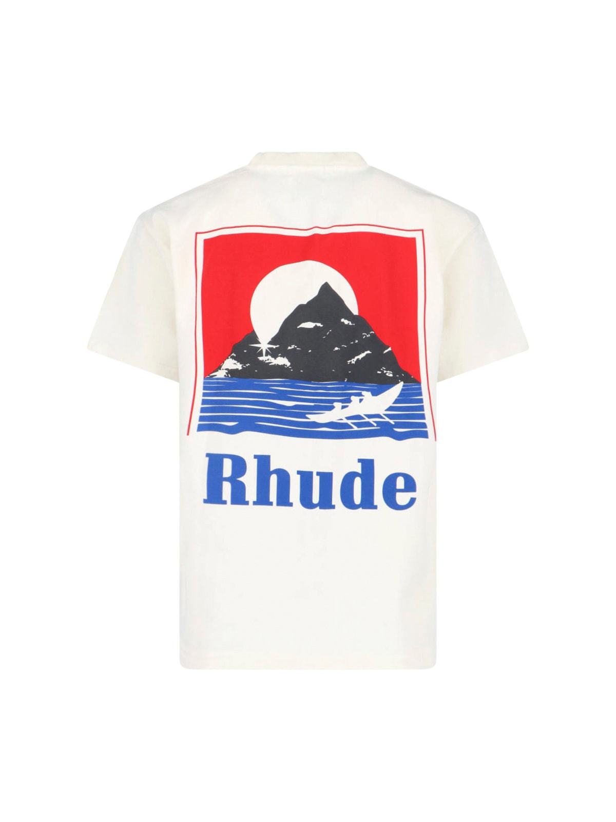 RHUDE Moonlight T-Shirt - White - Image 2 of 3