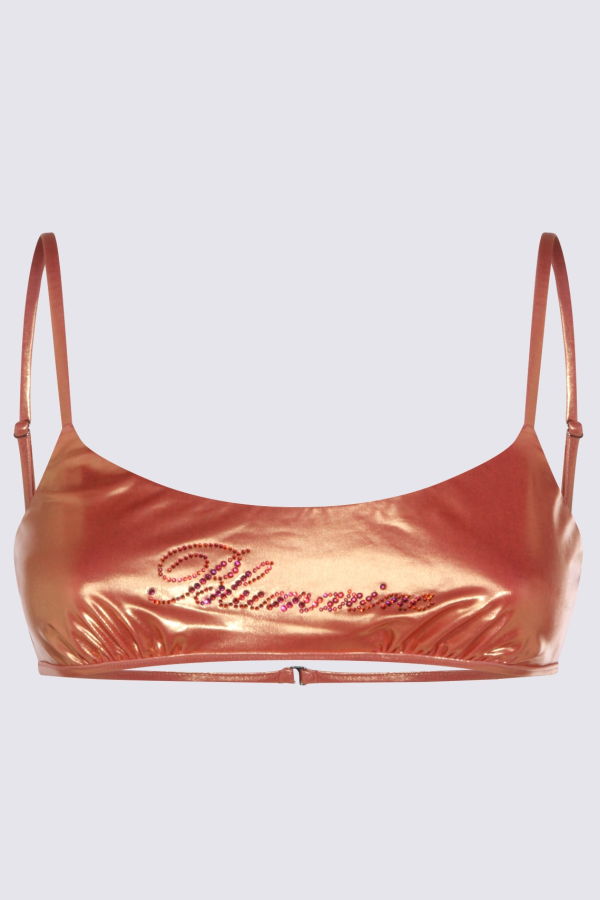 Blumarine Top Beachwear Cover-Up - Papaya Orange