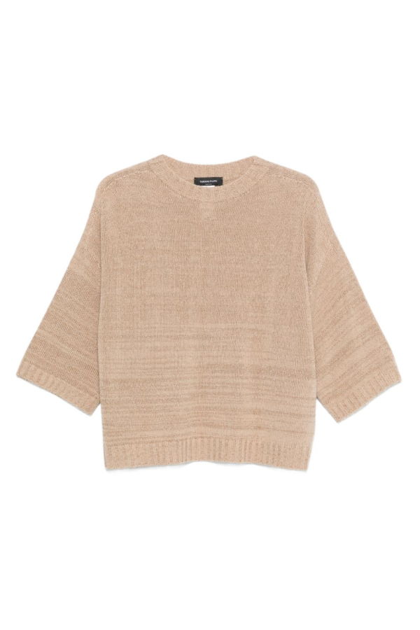 Fabiana Filippi Wool Blend Sweater - Beige