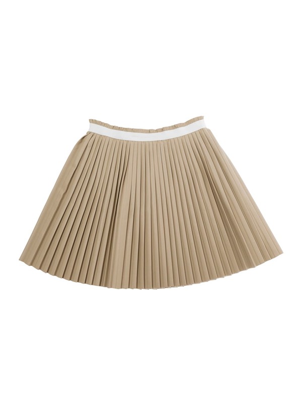 KIDS MM6 Maison Margiela Pleated Skirt - Beige