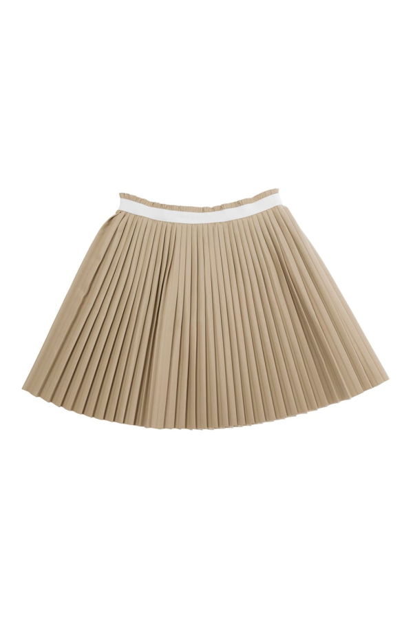 KIDS MM6 Maison Margiela Pleated Skirt - Beige