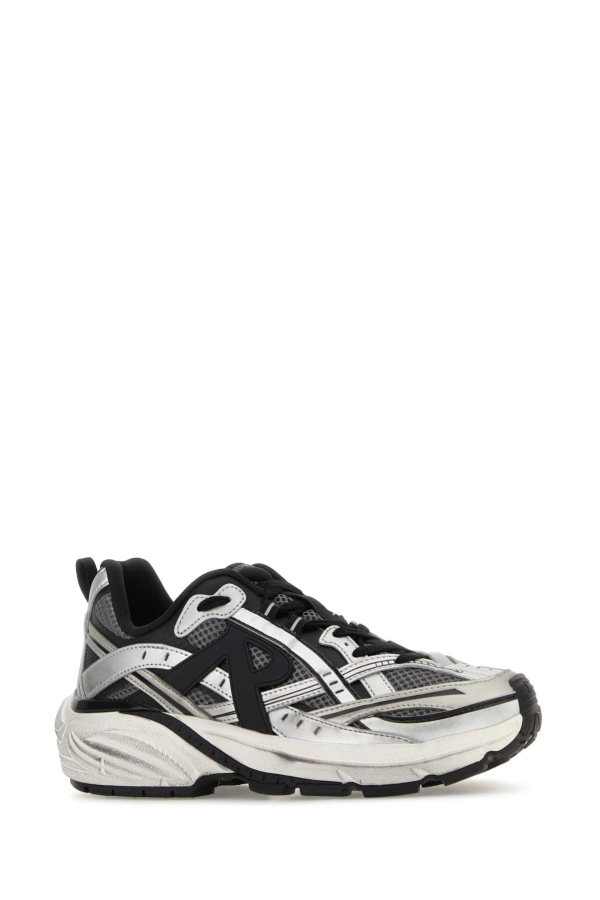 Represent Multicolor Mesh and Rubber Storm Runner Sneakers - Silver/Black