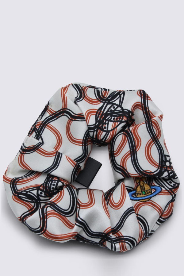 Vivienne Westwood Silk Hair Accessories - WHITE/WIGGLE