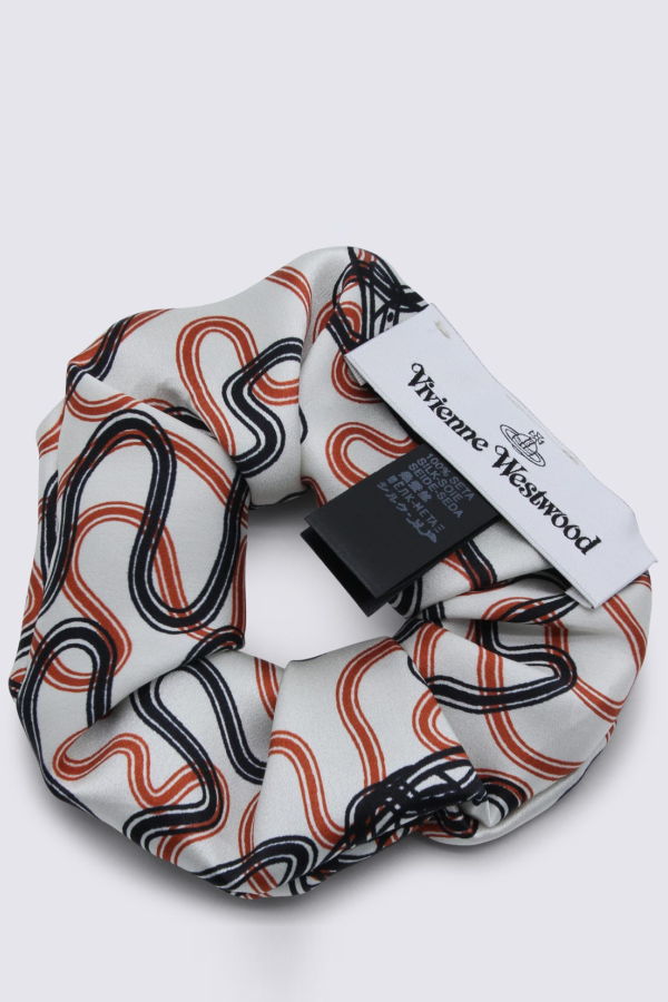 Vivienne Westwood Silk Hair Accessories - WHITE/WIGGLE