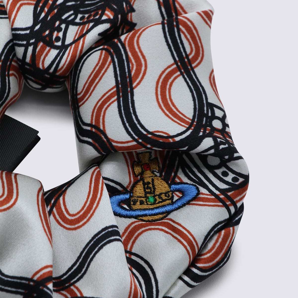 Vivienne Westwood Silk Hair Accessories - WHITE/WIGGLE - Image 3 of 3