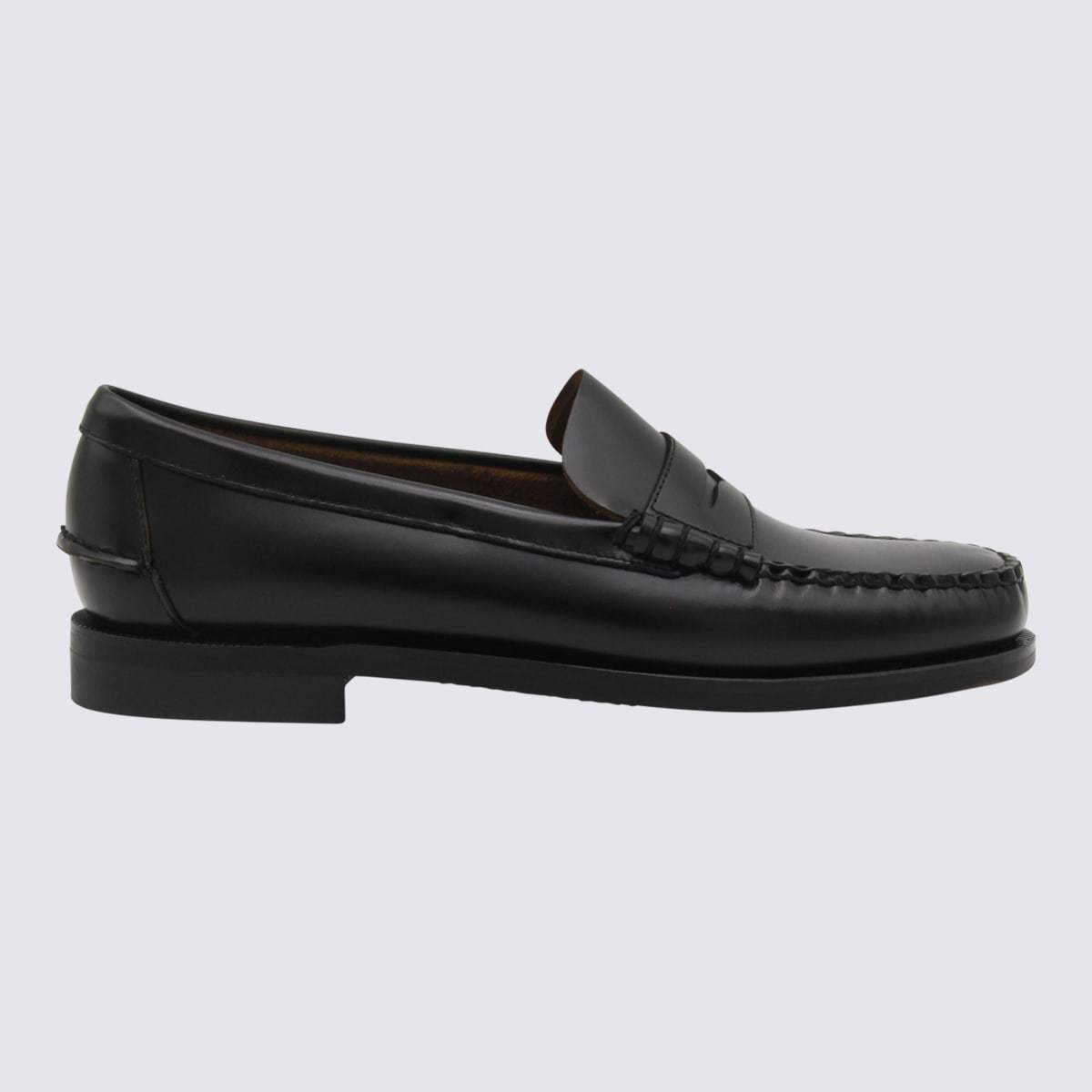 Sebago Leather Loafers - Black - Image 1 of 4