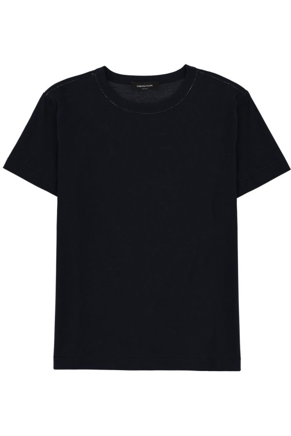 Fabiana Filippi Cotton T-Shirt - Blue