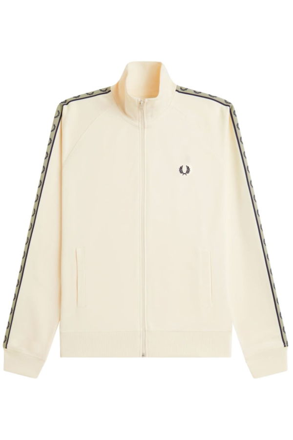 Fred Perry Sweatshirt With Logo Sweatshirt - Ivory