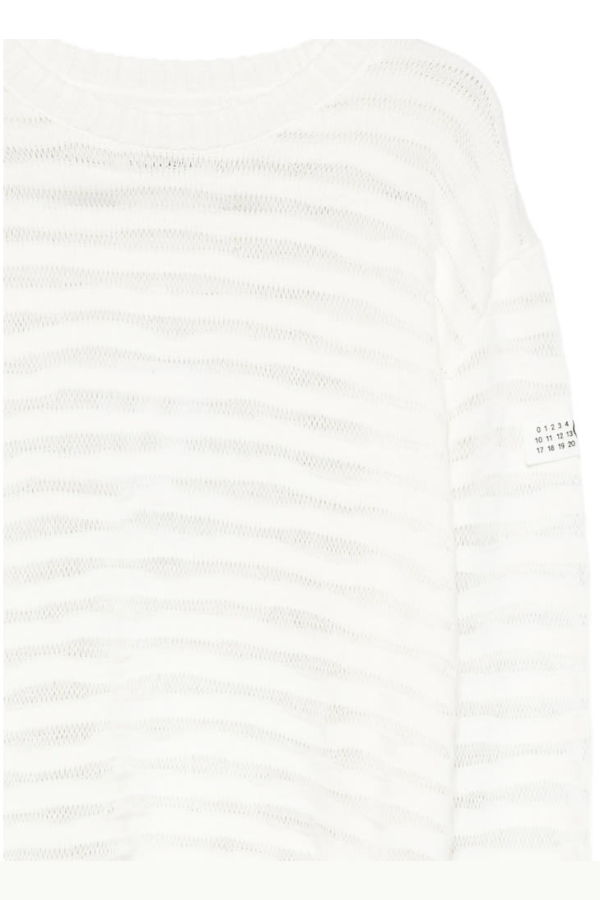 MM6 Maison Margiela Sweater - White