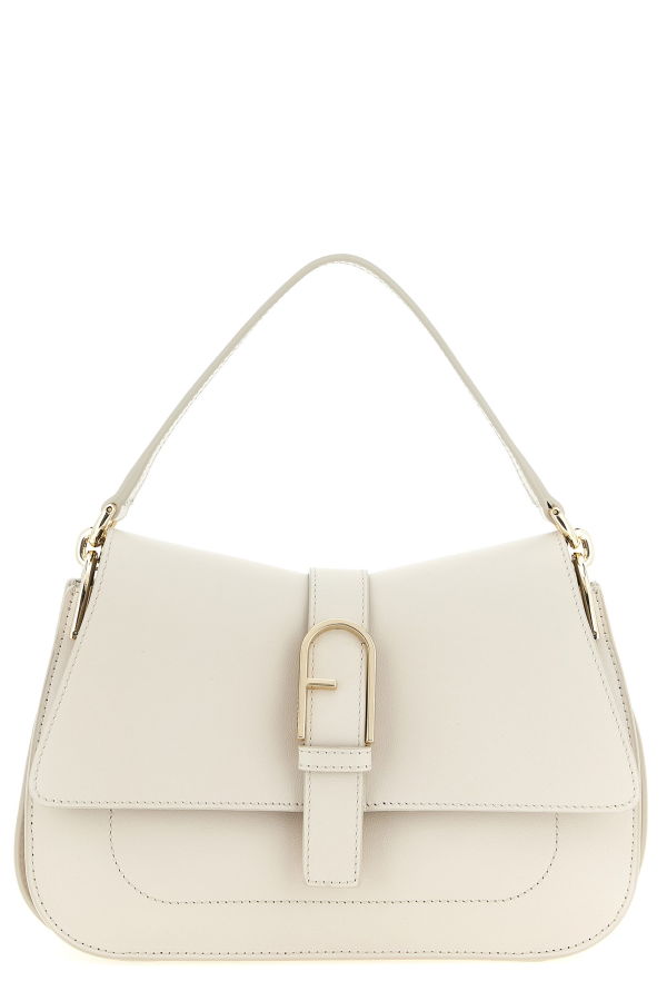 Furla Flow M Shoulder Bag - Beige