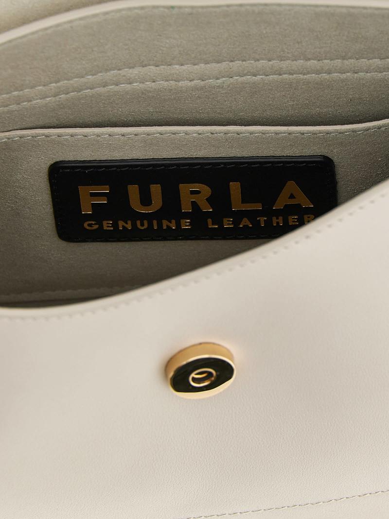 Furla Flow M Shoulder Bag - Beige