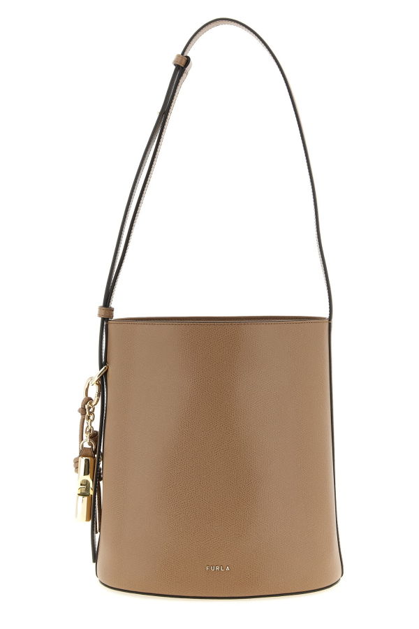 Furla Roxie Small Bucket Bag - Beige